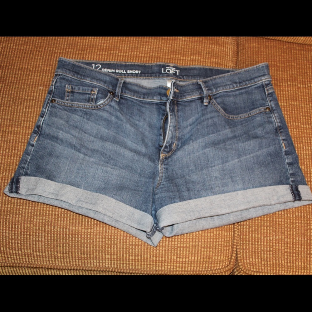 Denim shorts